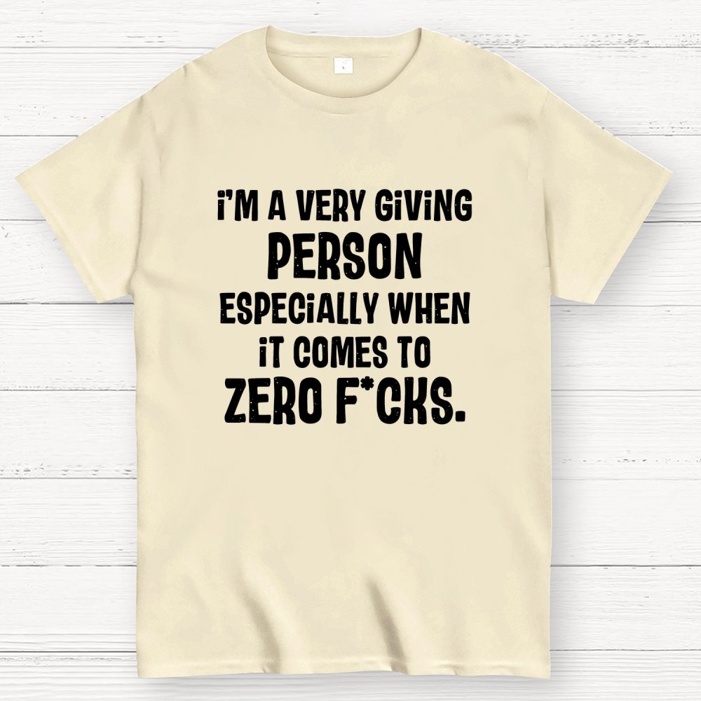 Zero Fcks Geek T-Shirt