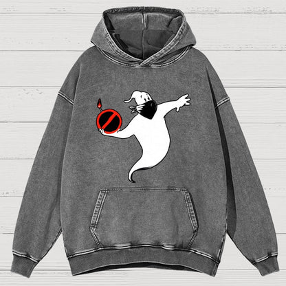 Spooksy Vintage Distressed Hoodie
