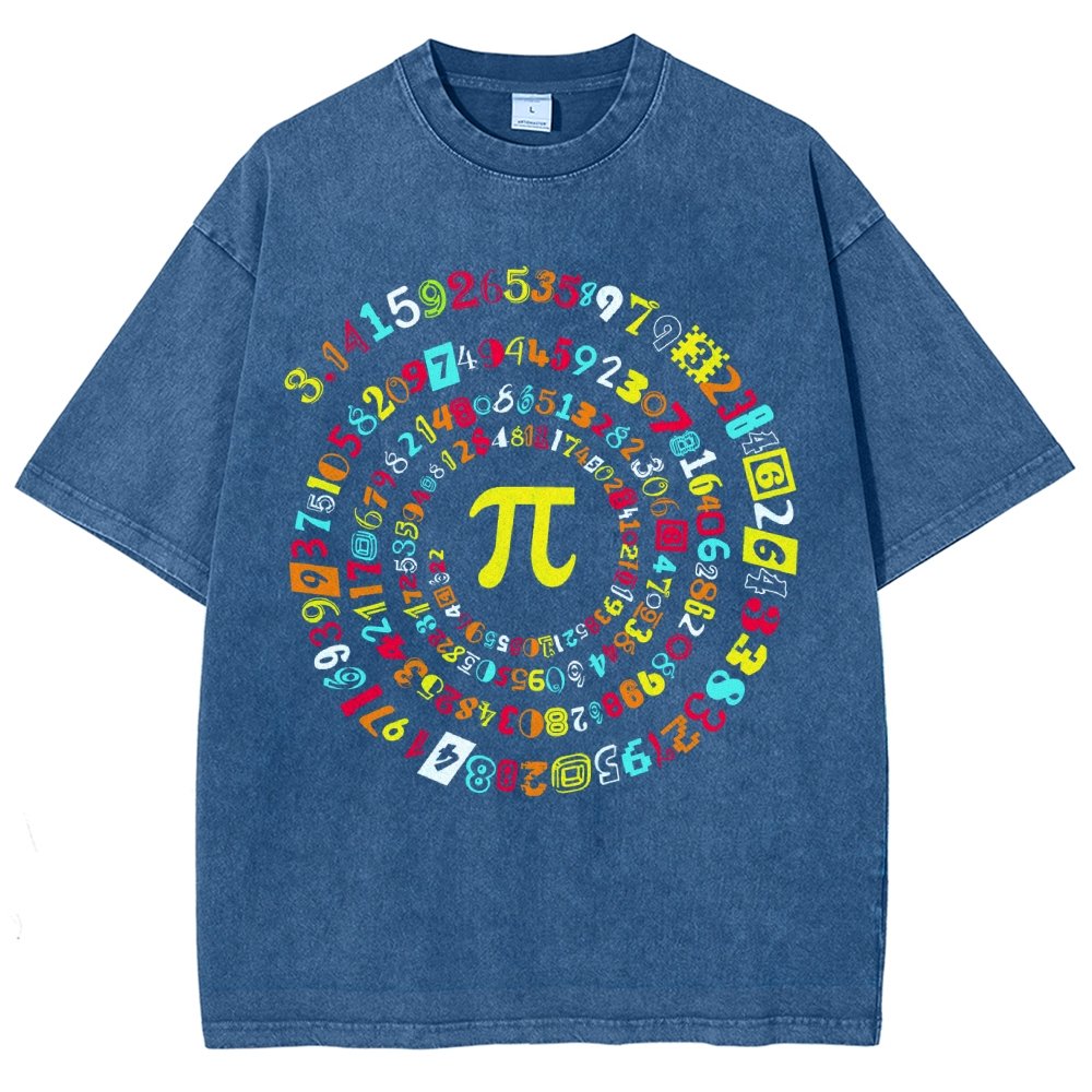 Happy Pi Day Vintage Distressed T-shirt