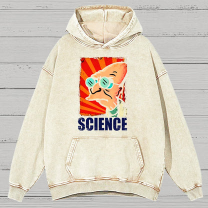Science Vintage Distressed Hoodie
