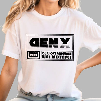 Gen X – Cassette Lover Geek T-Shirt