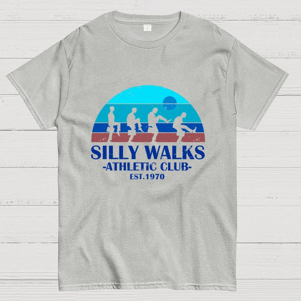 Silly Walks - Athletic Club Unisex Geek T-Shirt
