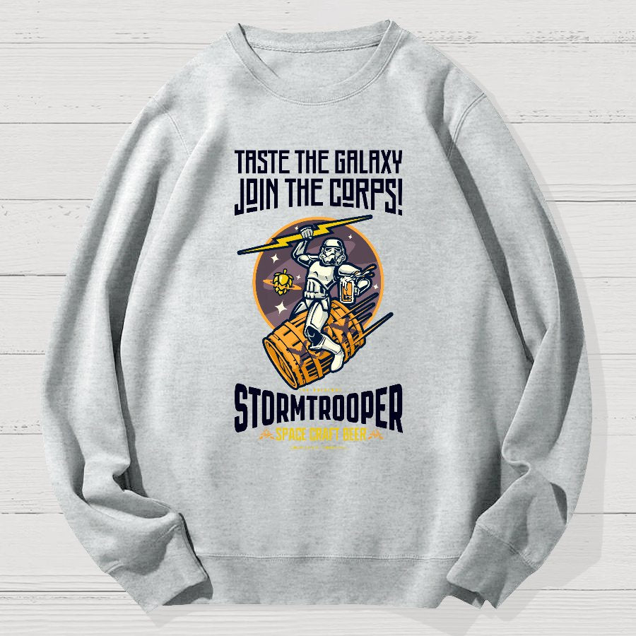 Taste The Galaxy Geek Cotton Sweatshirt