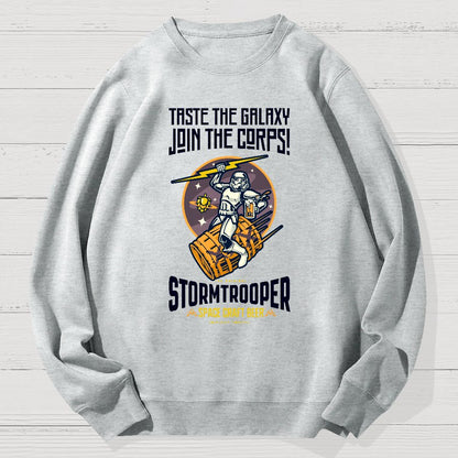 Taste The Galaxy Geek Cotton Sweatshirt