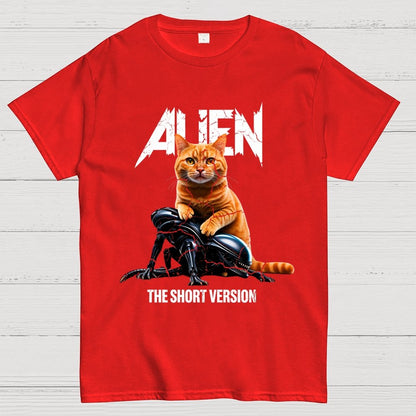 Alien Cat Heavy Geek T-Shirt