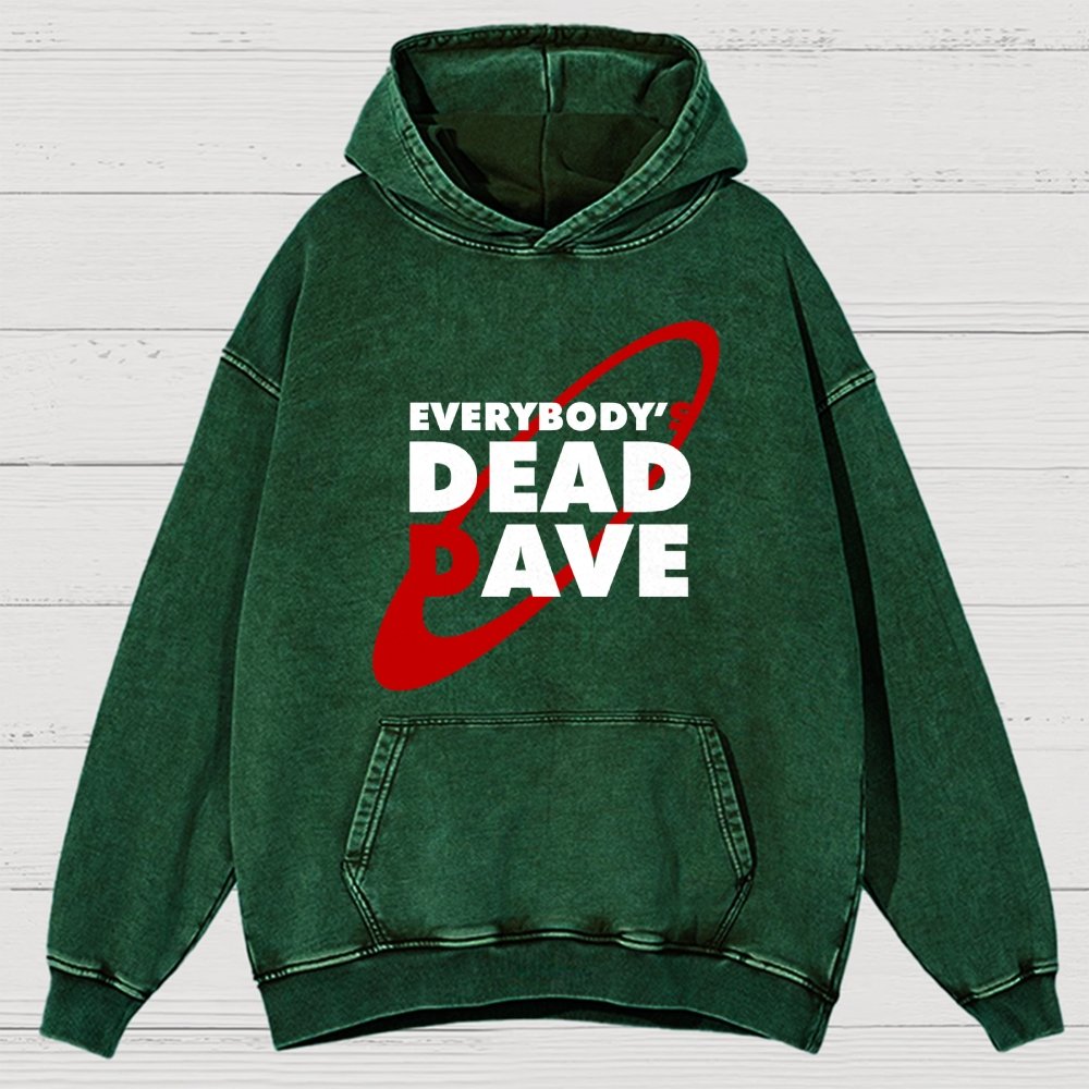 Everybody's Dead Dave Vintage Distressed Hoodie