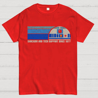 Providing Sarcasm and Tech Support Since 1977 Geek T-Shirt