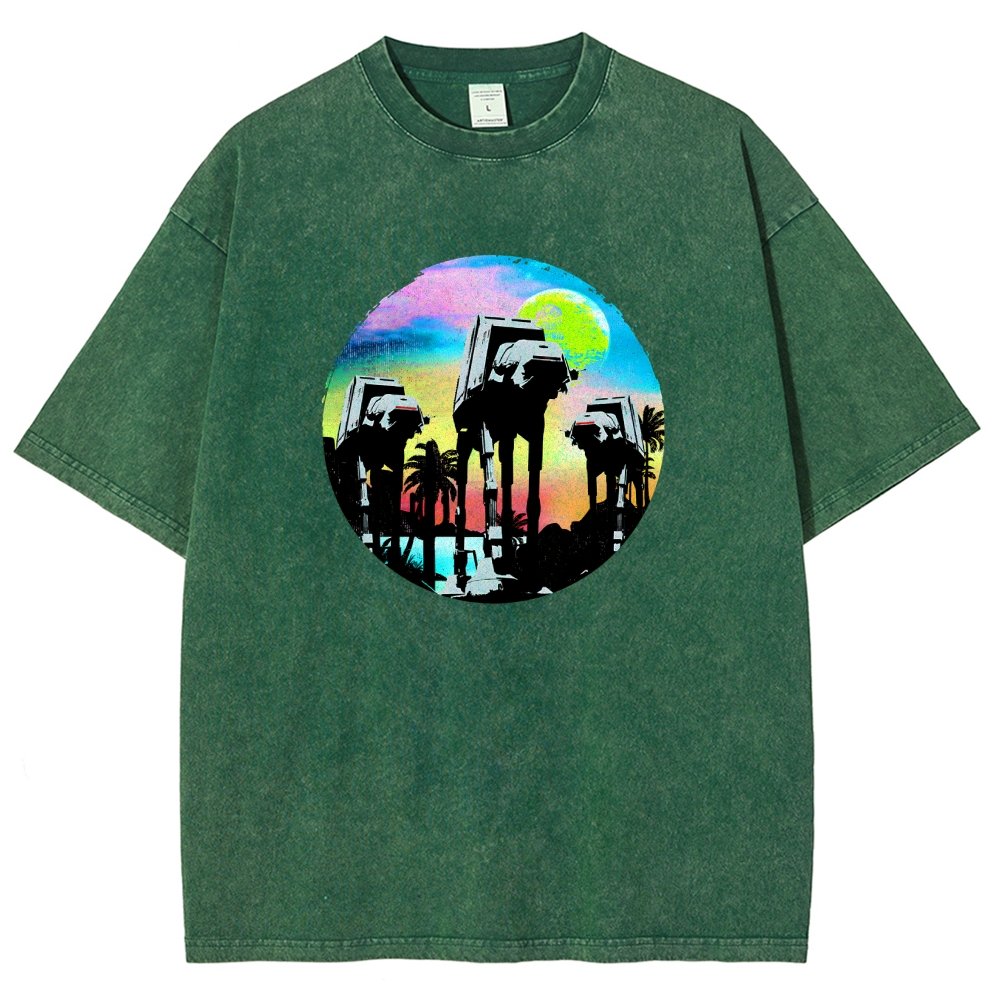 Retro Walker Adventure Vintage Distressed T-shirt