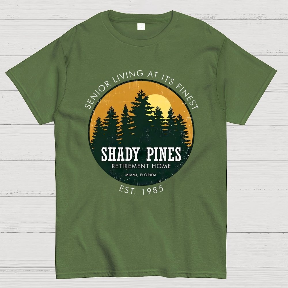 Shady Pines Retirement Home Unisex Geek T-Shirt