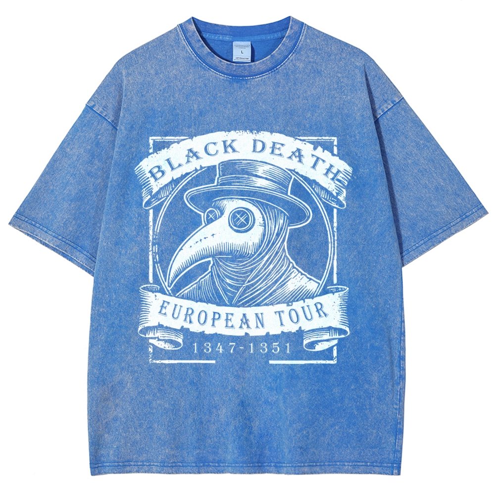 Black Death Tour Vintage Distressed T-shirt