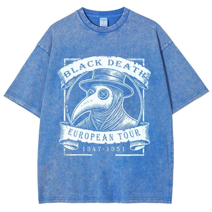 Black Death Tour Vintage Distressed T-shirt