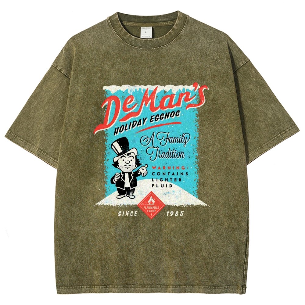 Charles DeMar's Eggnog with Lighter Fluid Vintage Distressed T-shirt
