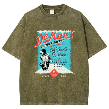 Charles DeMar's Eggnog with Lighter Fluid Vintage Distressed T-shirt