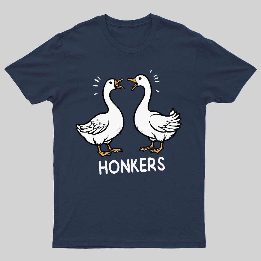 Honkers Funny Goose Geeky T-Shirt