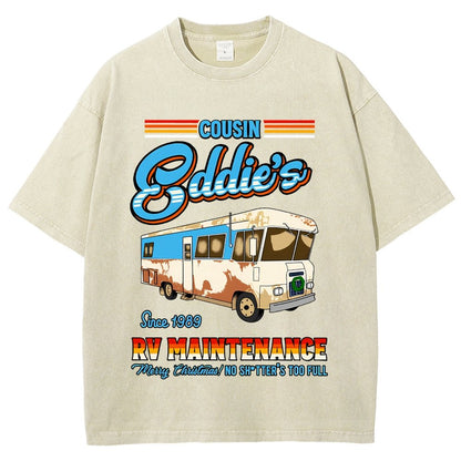 Holiday RV maintenance Christmas Humor Vintage Distressed T-shirt