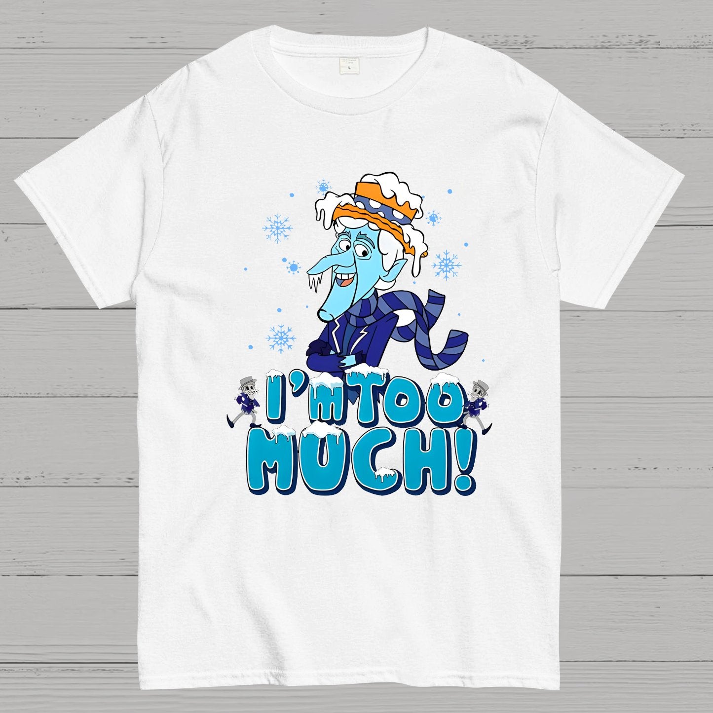 Winter Brothers' Christmas Matching I'm Too Much Geek T-Shirt