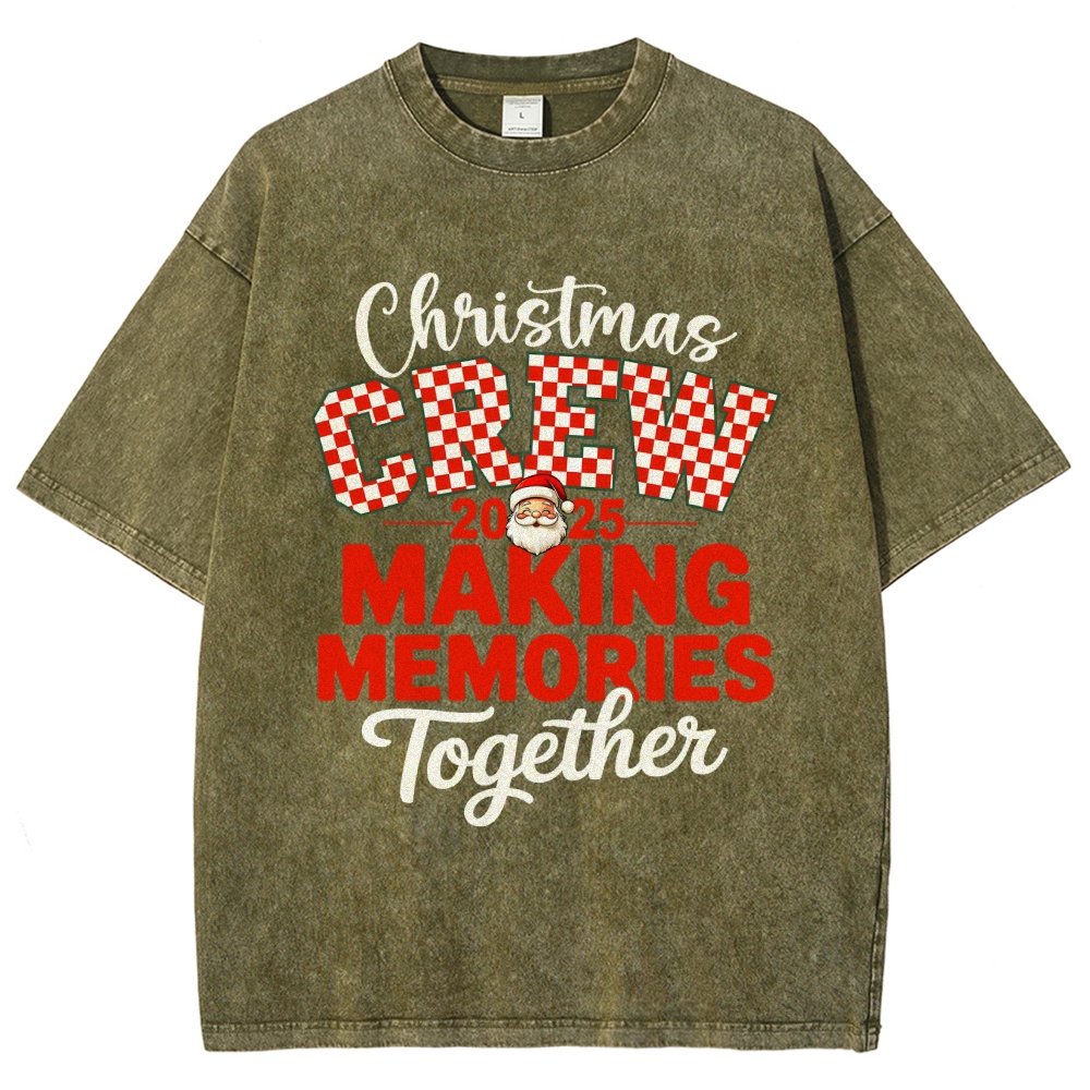 Retro Family Christmas Vintage Distressed T-shirt