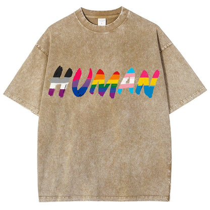 Human Vintage Distressed T-shirt