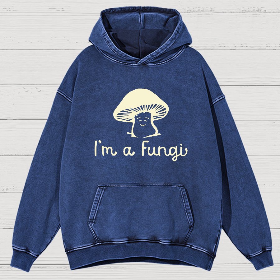 Funny Mushrooms Humor Vintage Distressed Hoodie