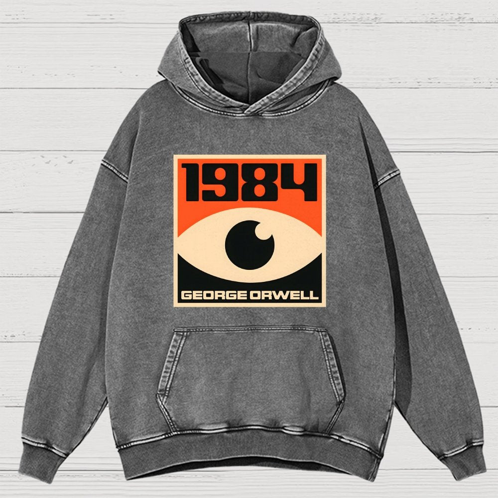 1984 Vintage Distressed Hoodie