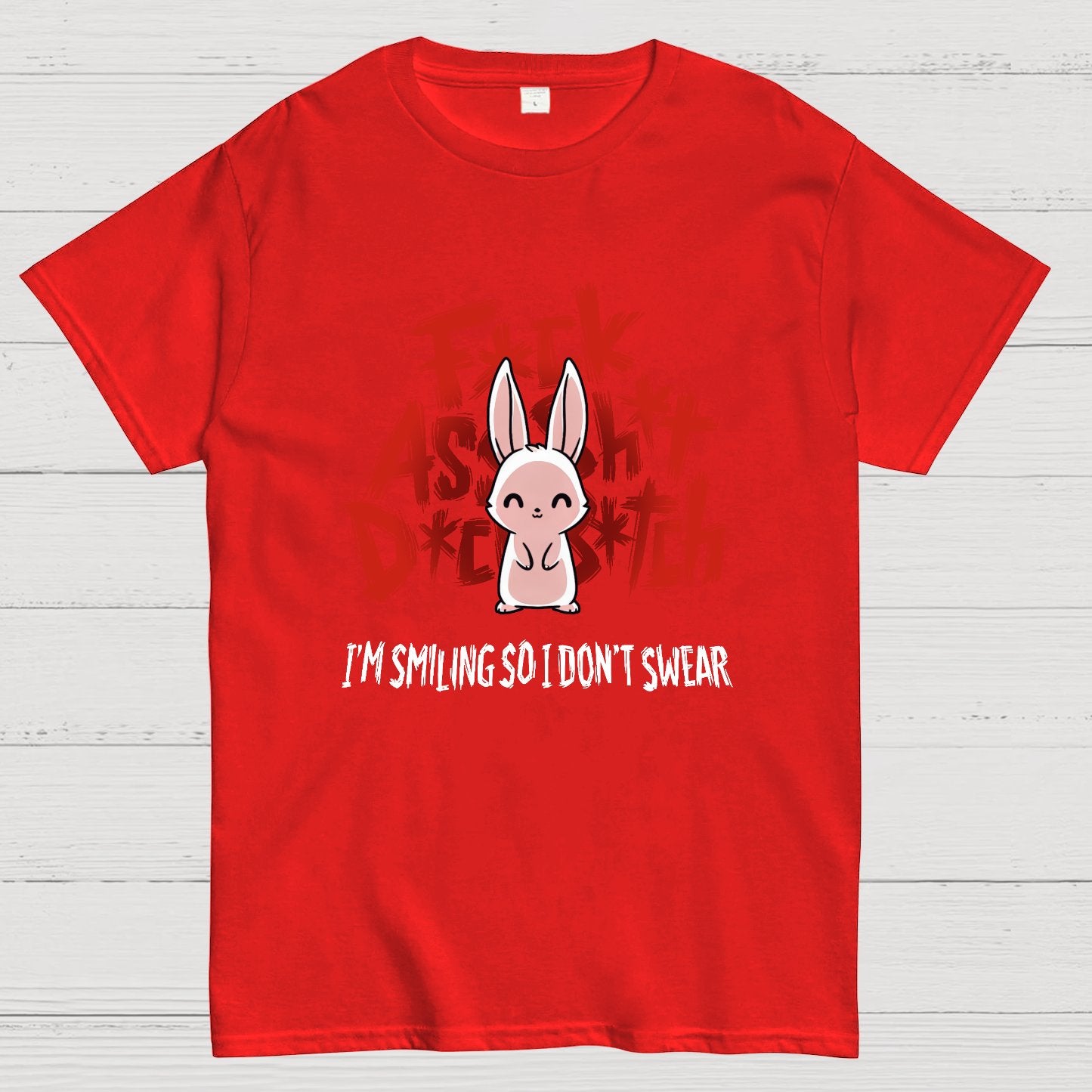 I‘m Smiling So I Don't Swear Geek T-Shirt