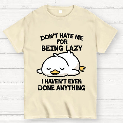 Duck Done Nothing Geek T-Shirt