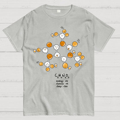 Caffeine Power Up Geek T-Shirt