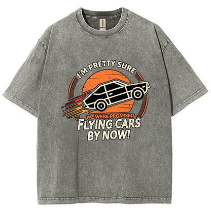 Flying Cars By Now Vintage Distressed T-shirt