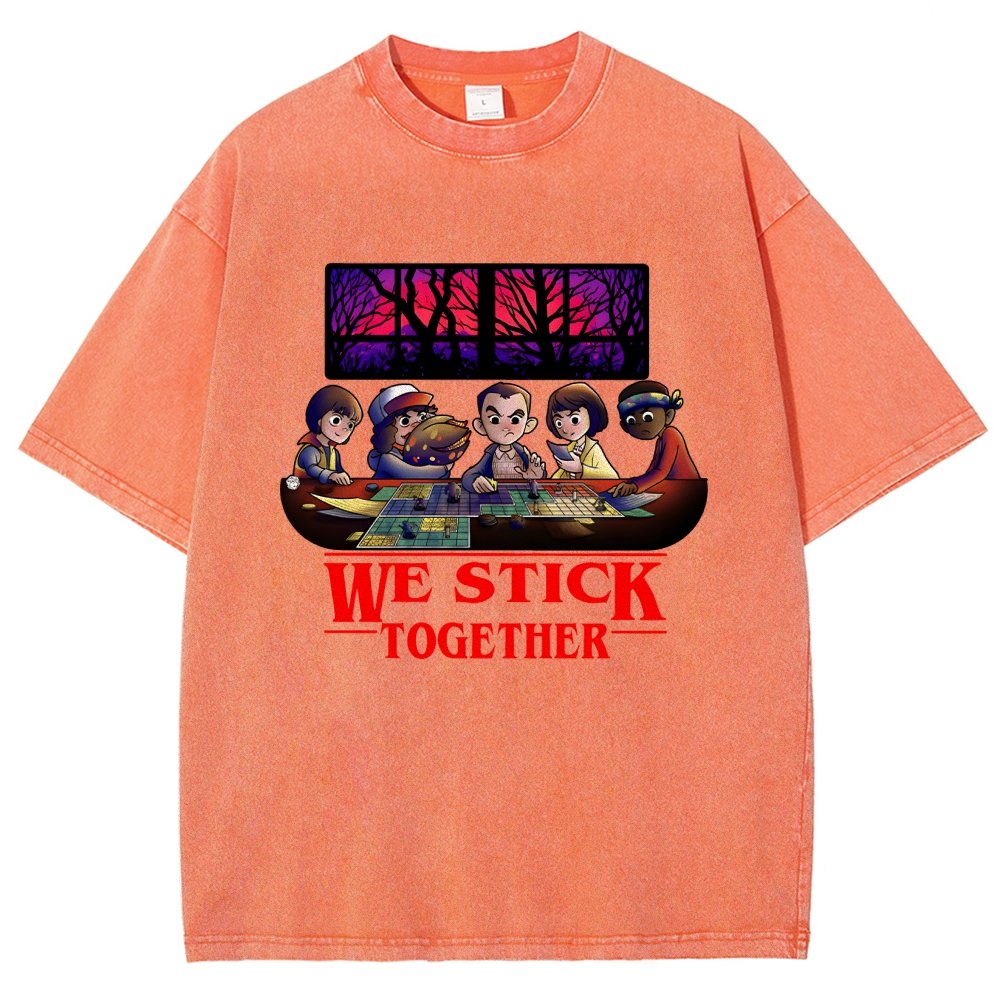 We Stick Together Vintage Distressed T-shirt