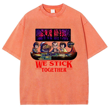 We Stick Together Vintage Distressed T-shirt