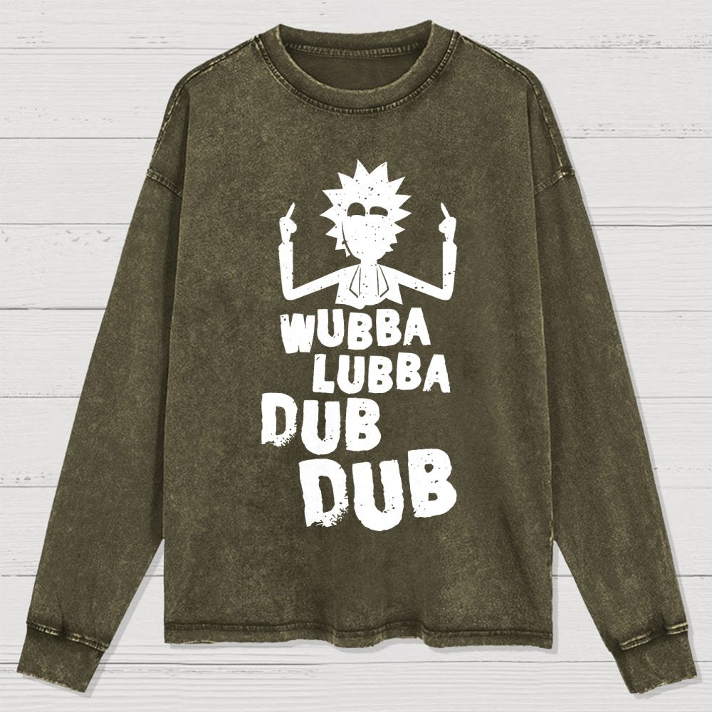 Zibba Zubba Zub Zub Washed Long Sleeve Tee