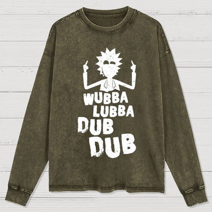 Zibba Zubba Zub Zub Washed Long Sleeve Tee