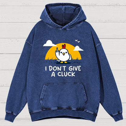 Don’t Give A Cluck Vintage Distressed Hoodie