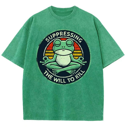 Suppressing The Will To Kill Vintage Distressed T-shirt