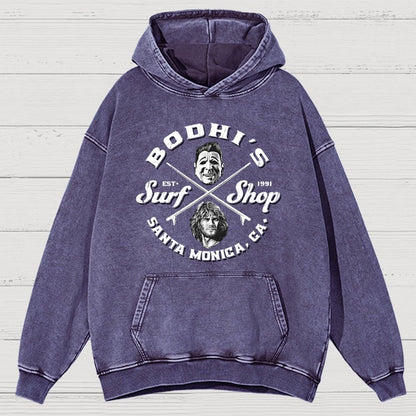 Coastal Wave Vintage Distressed Hoodie