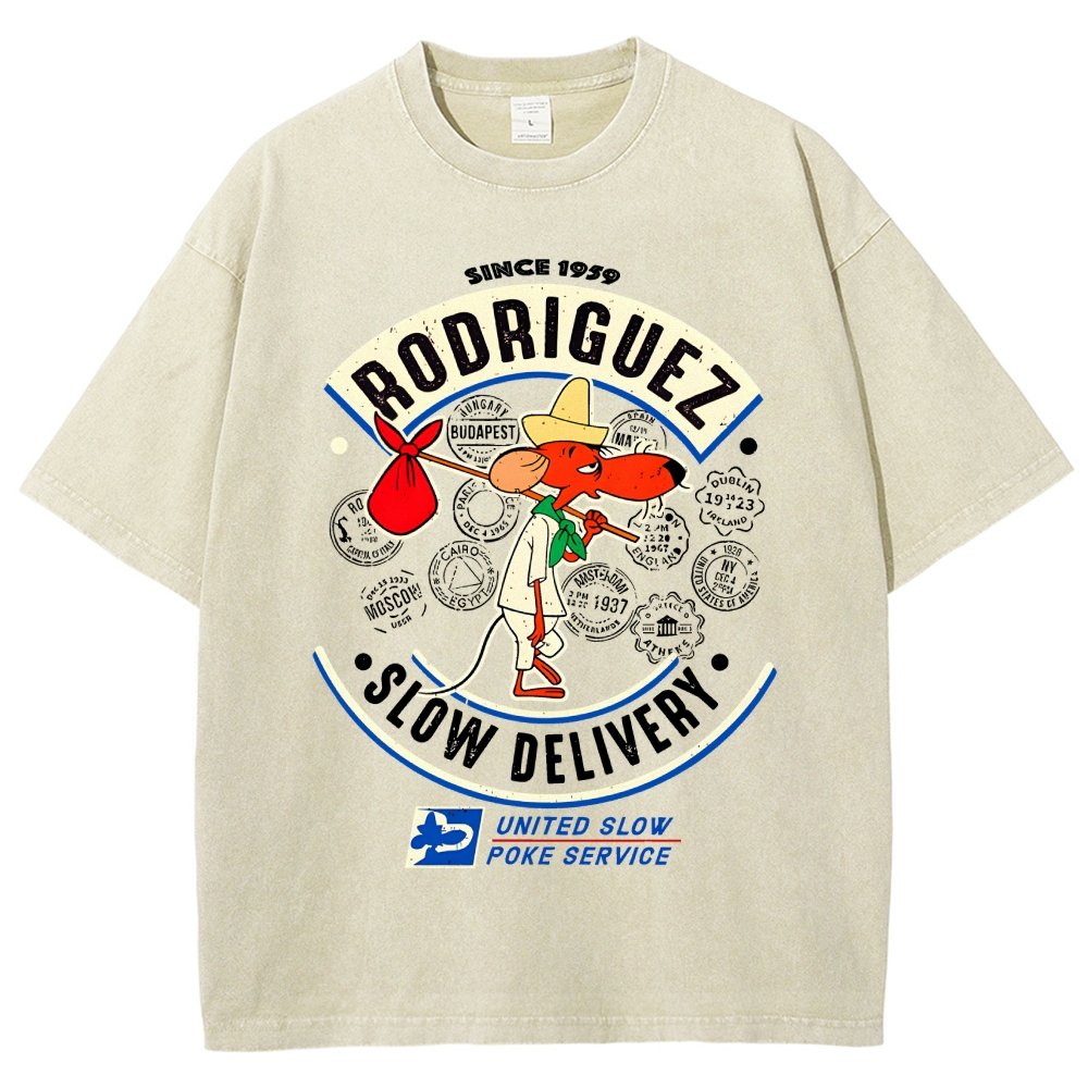 Slowpoke Delivery Service Vintage Distressed T-shirt
