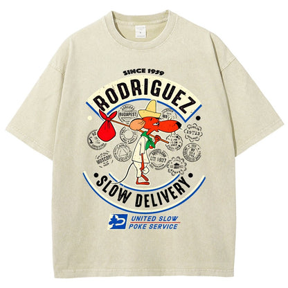 Slowpoke Delivery Service Vintage Distressed T-shirt