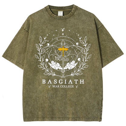 Fourth Wing Nerd Tee, Dragon Rider Bookish Vintage Distressed T-shirt