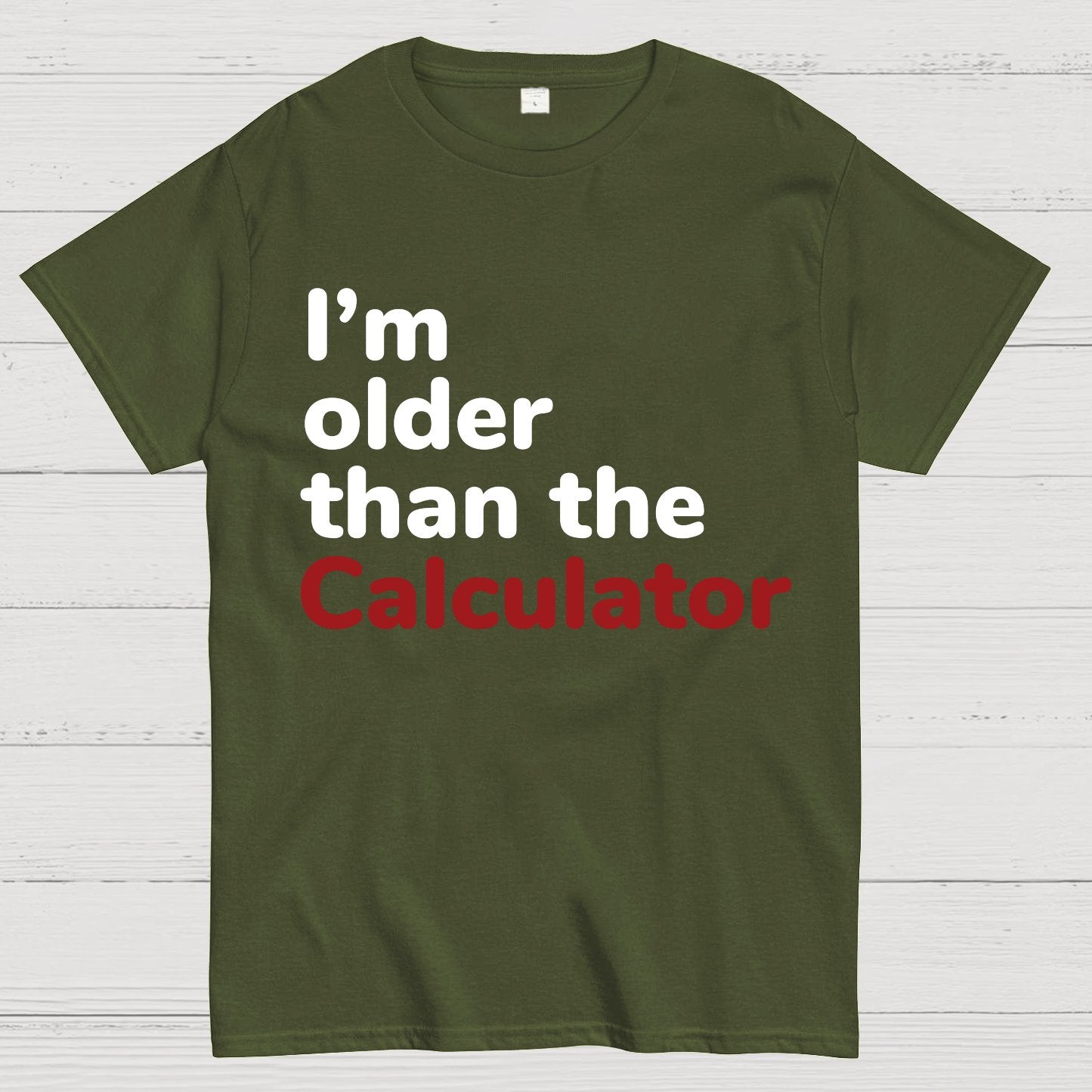 I‘m Older Than The Calculator Nerdy T-Shirt
