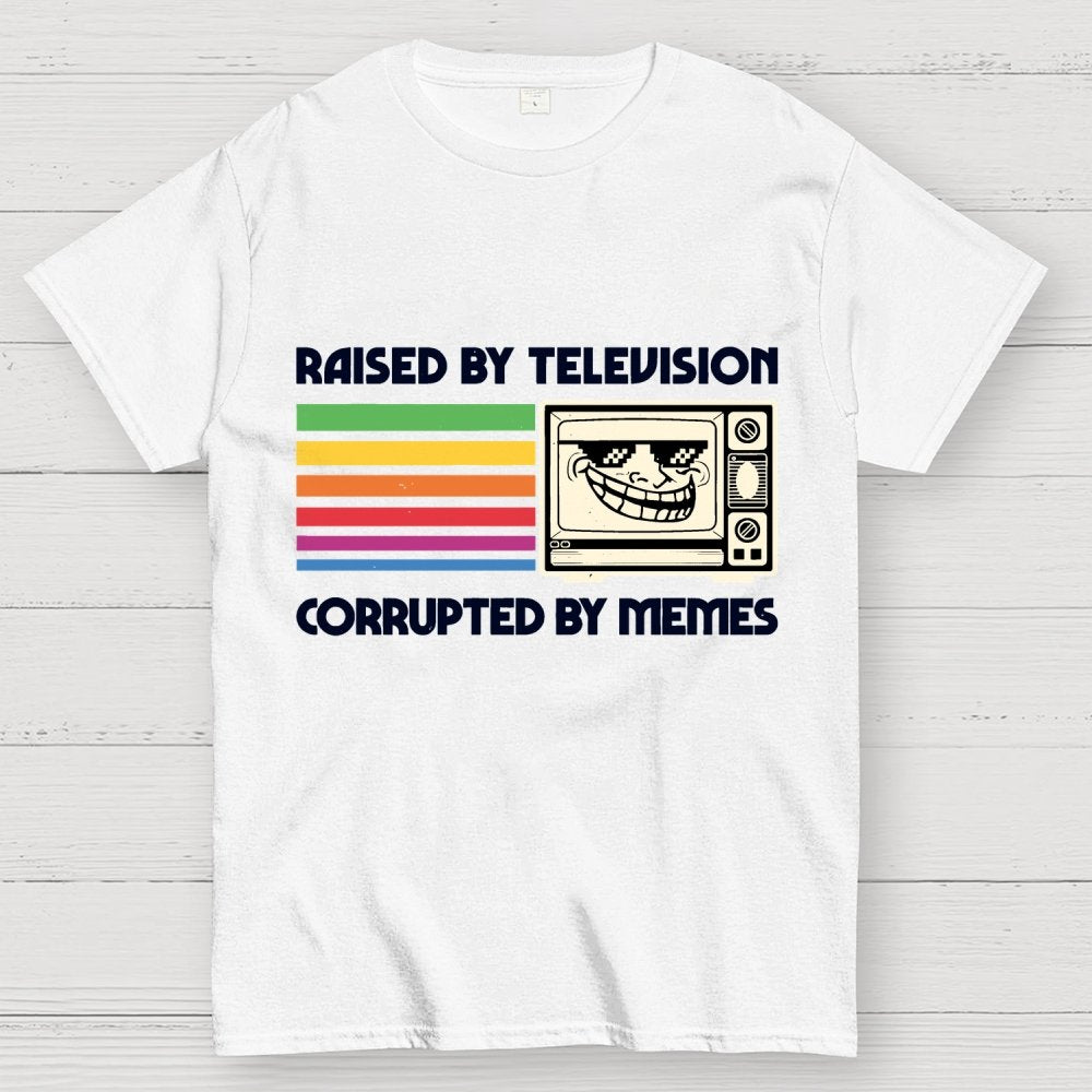 Corrupted by Memes Geek T-Shirt