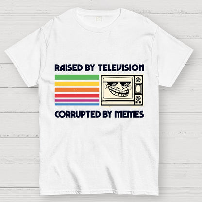 Corrupted by Memes Geek T-Shirt
