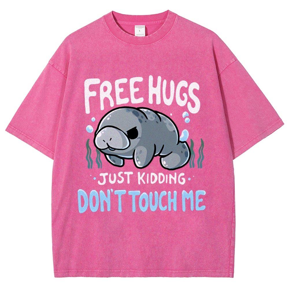Free Hugs Vintage Distressed T-shirt