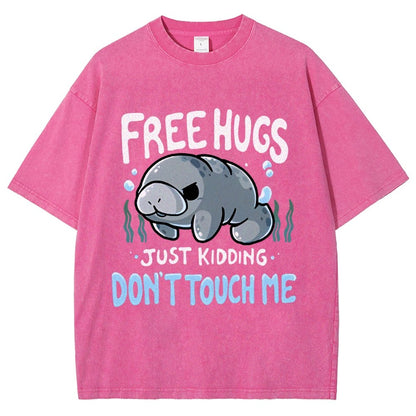 Free Hugs Vintage Distressed T-shirt