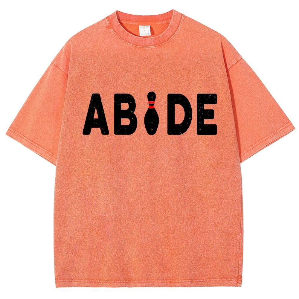 Bowling Abide Vintage Distressed T-shirt