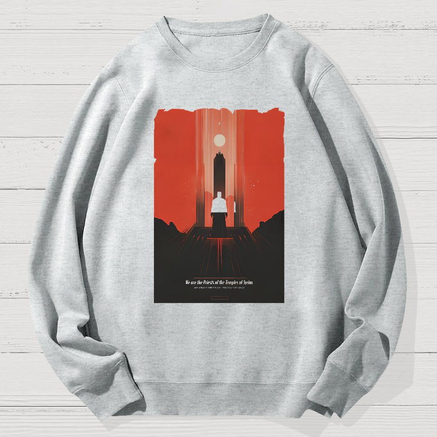 Syrinx Temple Priest Geek Cotton Sweatshirt