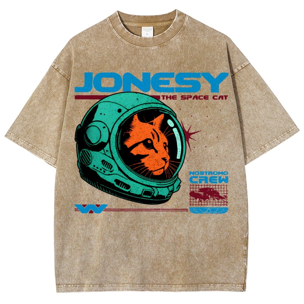 Jonesy The Space Cat Vintage Distressed T-shirt