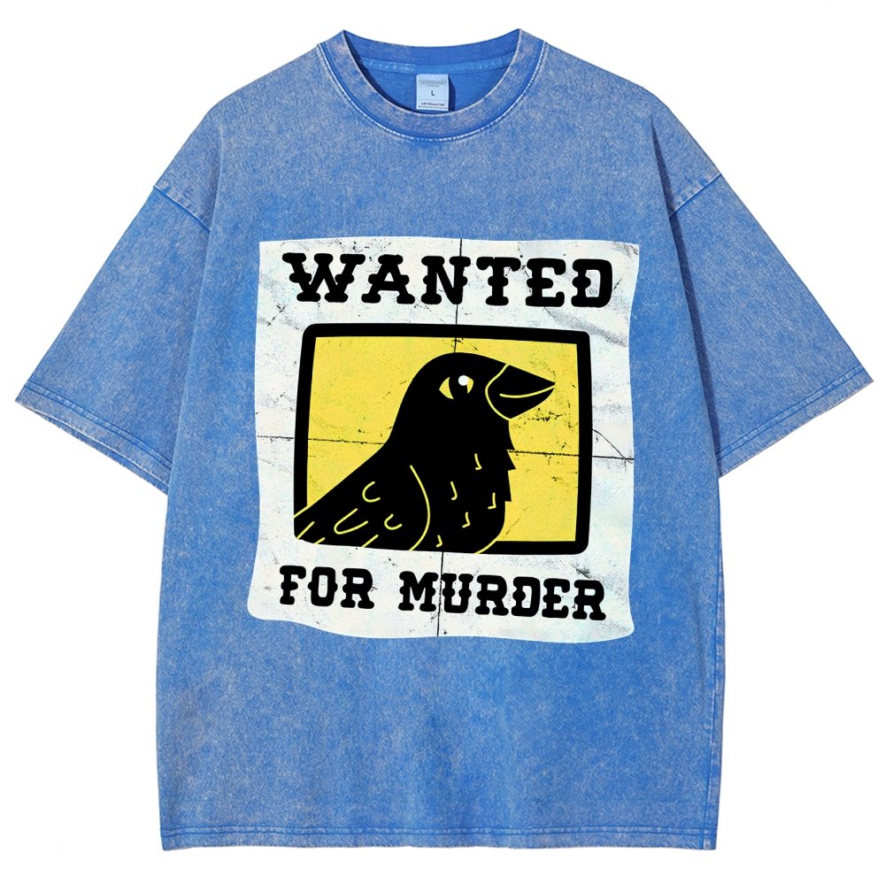 Crows Wanted Vintage Distressed T-shirt