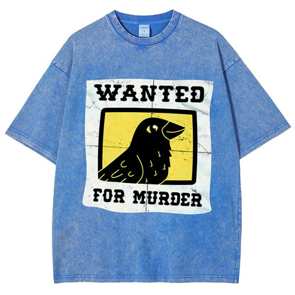 Crows Wanted Vintage Distressed T-shirt