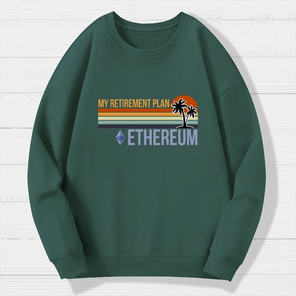 ETH Retirement Plan Geek Cotton Sweatshirt
