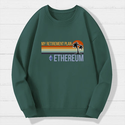 ETH Retirement Plan Geek Cotton Sweatshirt